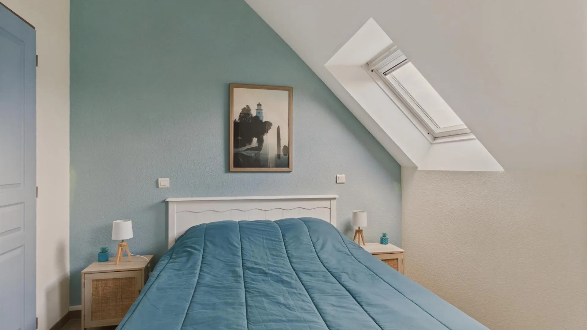 Daire Balcon Vue Mer Et Piscine Pour 4 Personnes Fouesnant Fransa